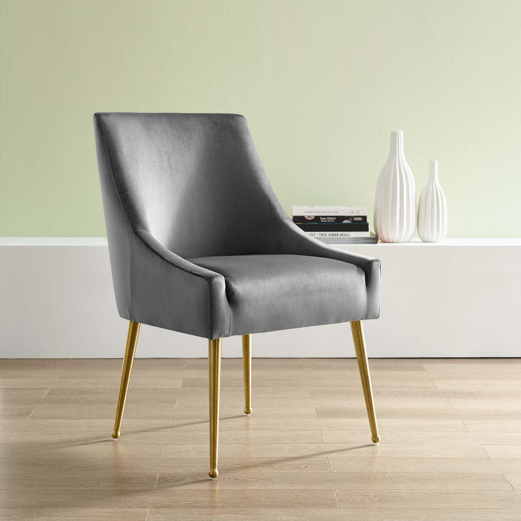 Discern Upholstered Performance Velvet Dining Chair