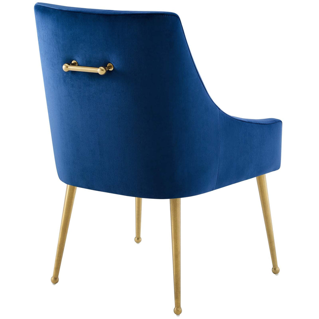 Discern Upholstered Performance Velvet Dining Chair Set of 2