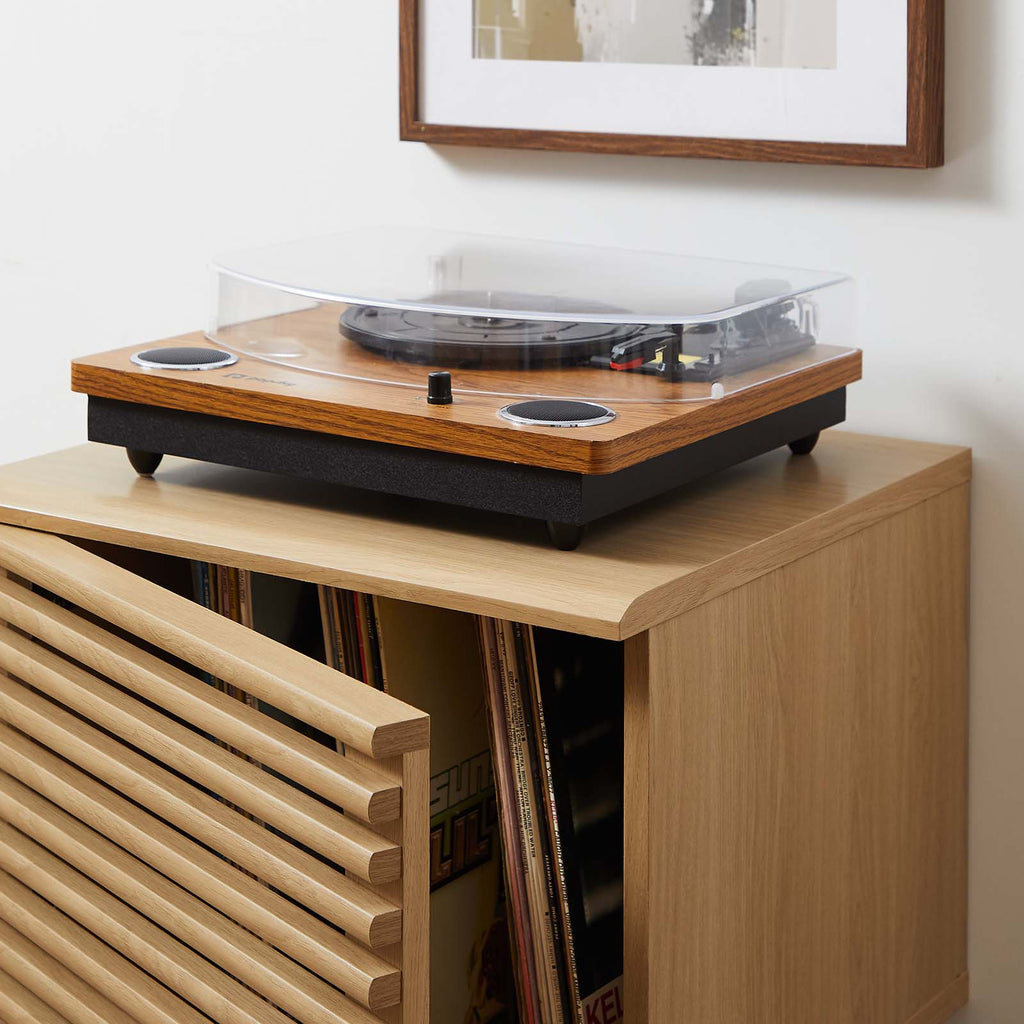 Render Vinyl Record Display Stand