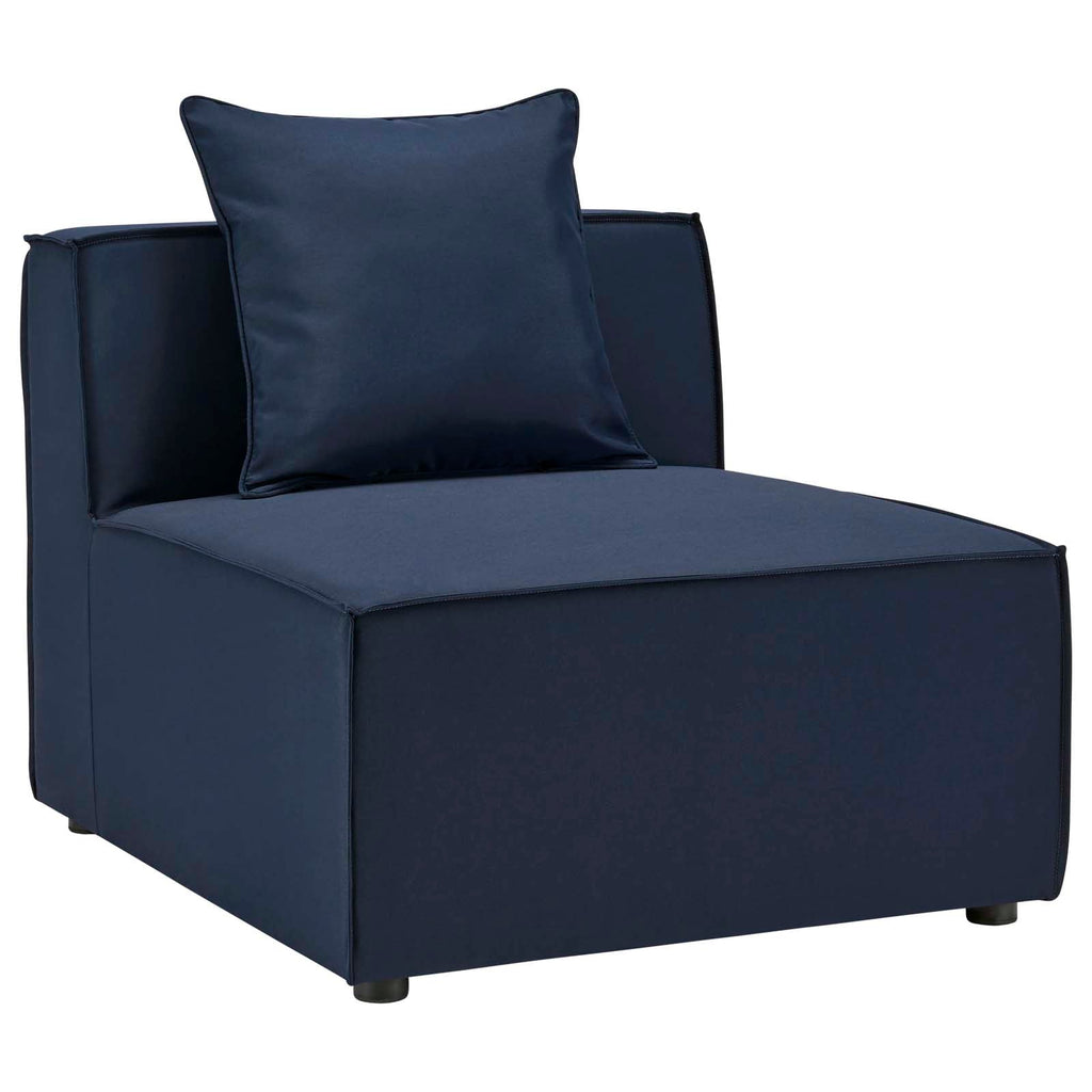 Saybrook Outdoor Patio Upholstered 5-Piece Sectional Sofa
