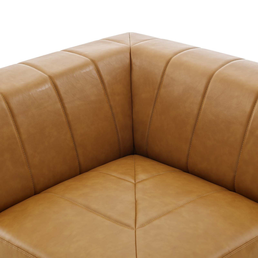 Bartlett Vegan Leather Corner Chair