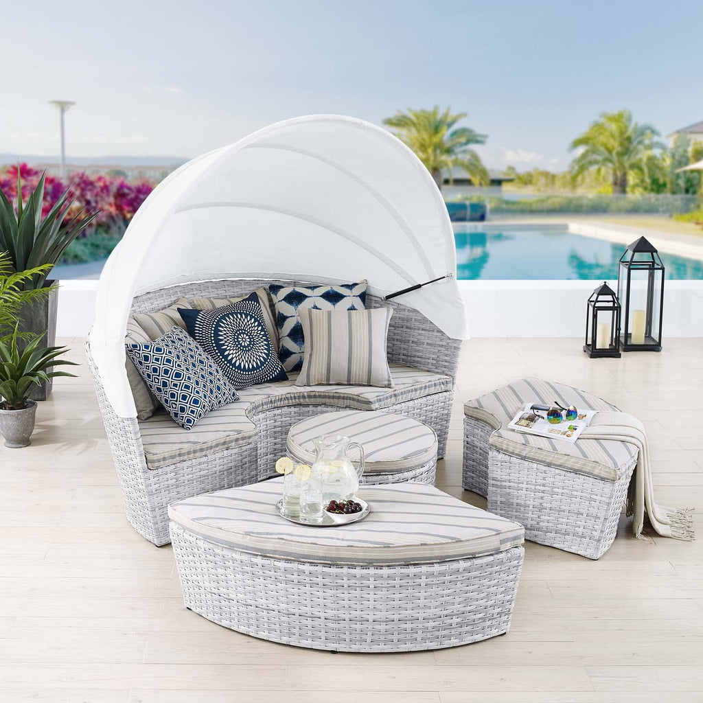 Scottsdale Canopy Sunbrella® Outdoor Patio Daybed