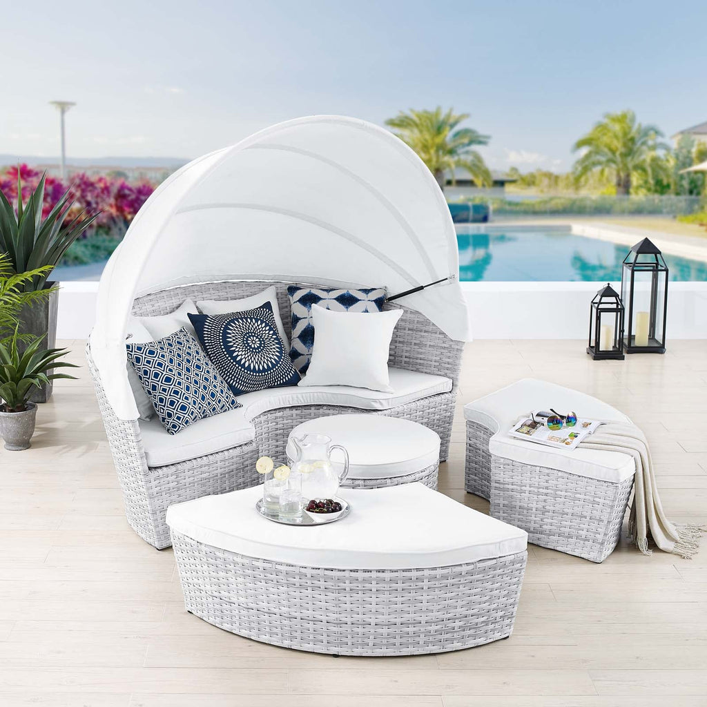 Scottsdale Canopy Sunbrella® Outdoor Patio Daybed
