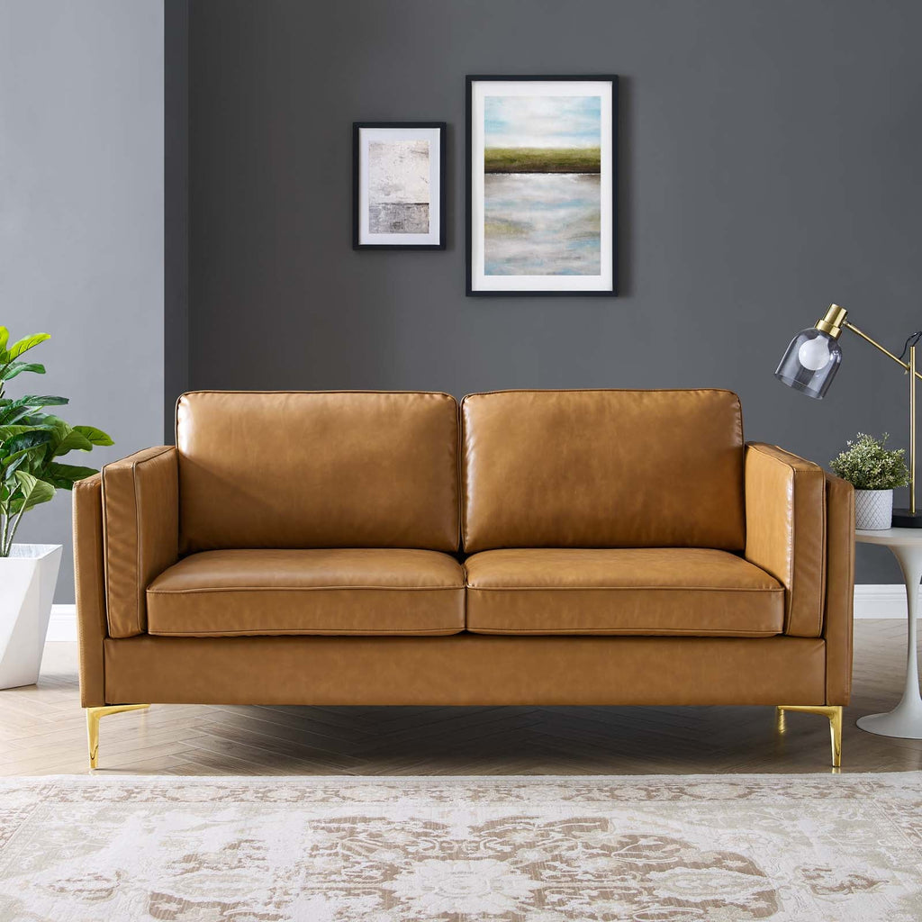 Kaiya Vegan Leather Sofa