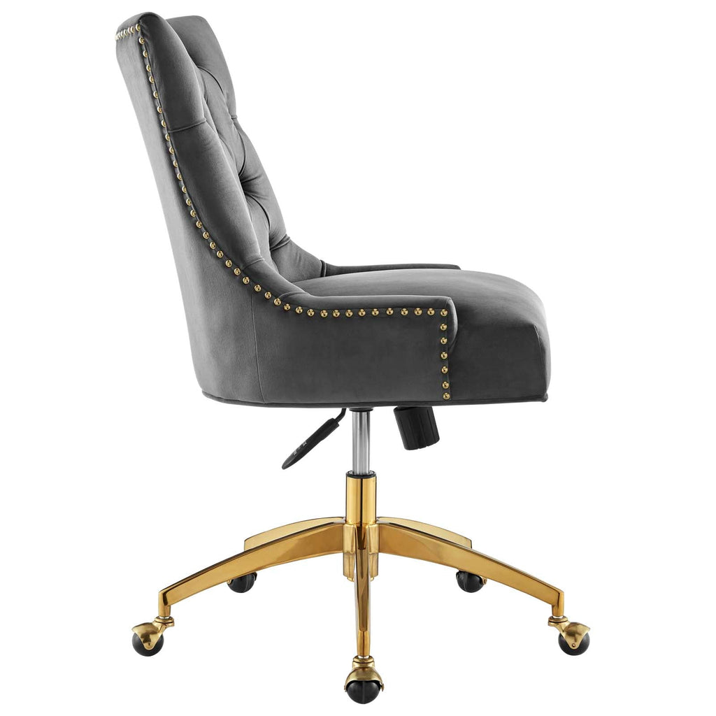 Regent Tufted Performance Velvet Office Chair