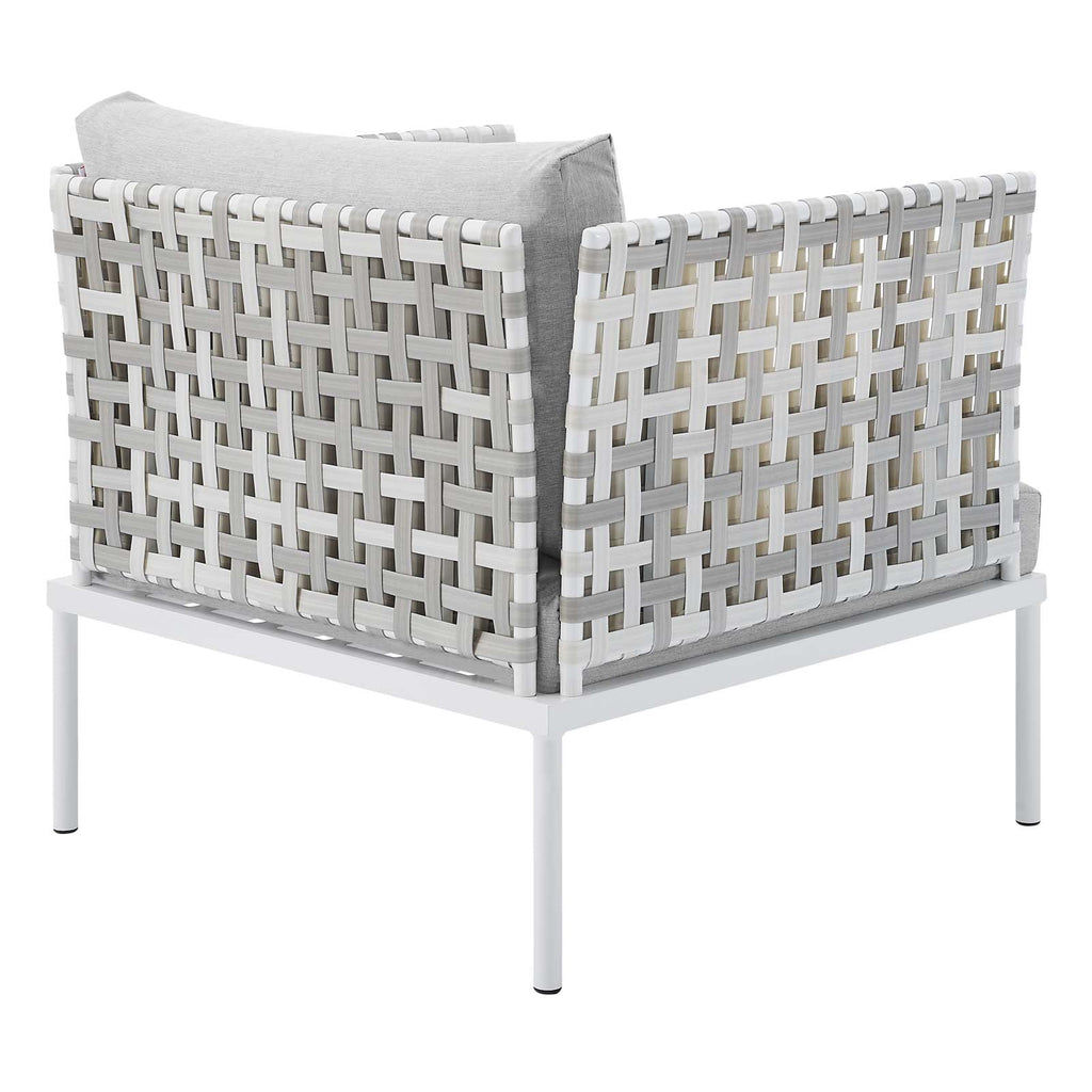 Harmony 3-Piece  Sunbrella® Basket Weave Outdoor Patio Aluminum Seating Set