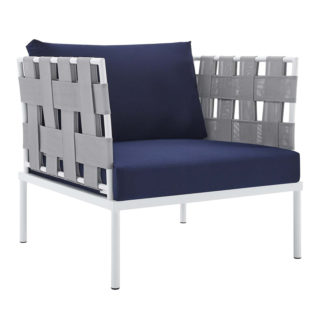 Harmony 3-Piece  Sunbrella® Outdoor Patio Aluminum Seating Set
