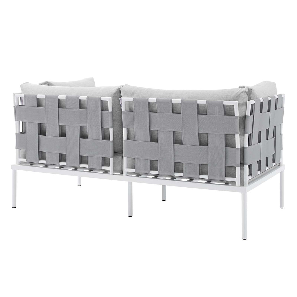 Harmony 4-Piece  Sunbrella® Outdoor Patio Aluminum Seating Set