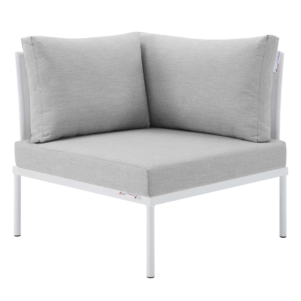 Harmony 8-Piece  Sunbrella® Outdoor Patio Aluminum Sectional Sofa Set