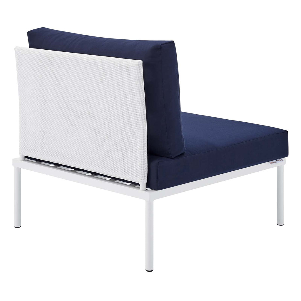 Harmony Sunbrella® Outdoor Patio Aluminum Armless Chair