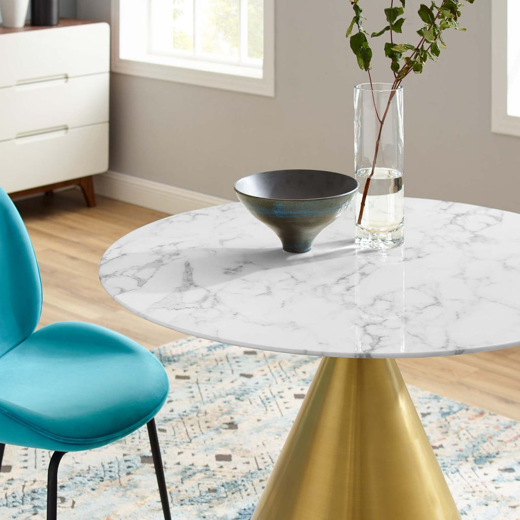 Tupelo 40" Artificial Marble Dining Table