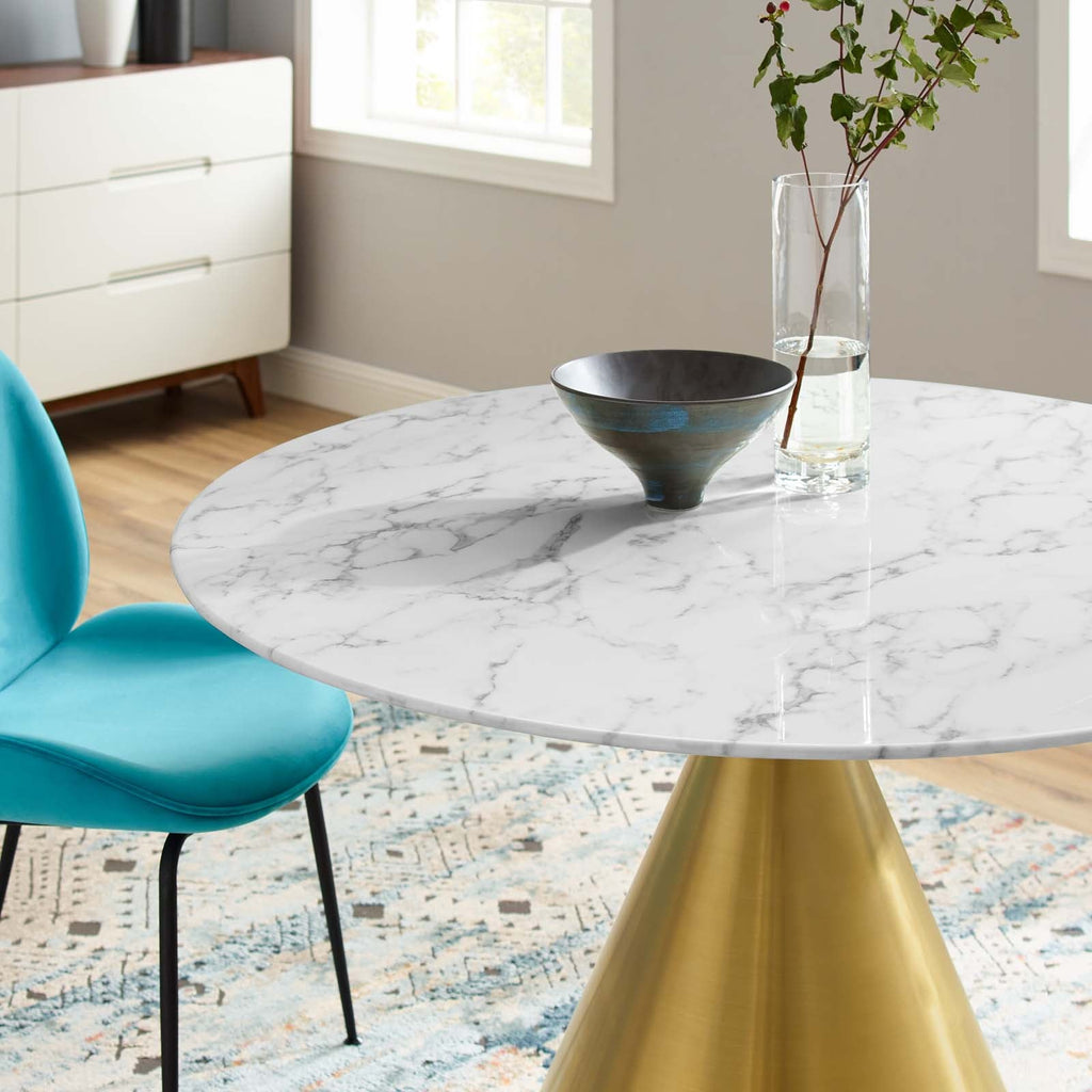 Tupelo 47" Artificial Marble Dining Table