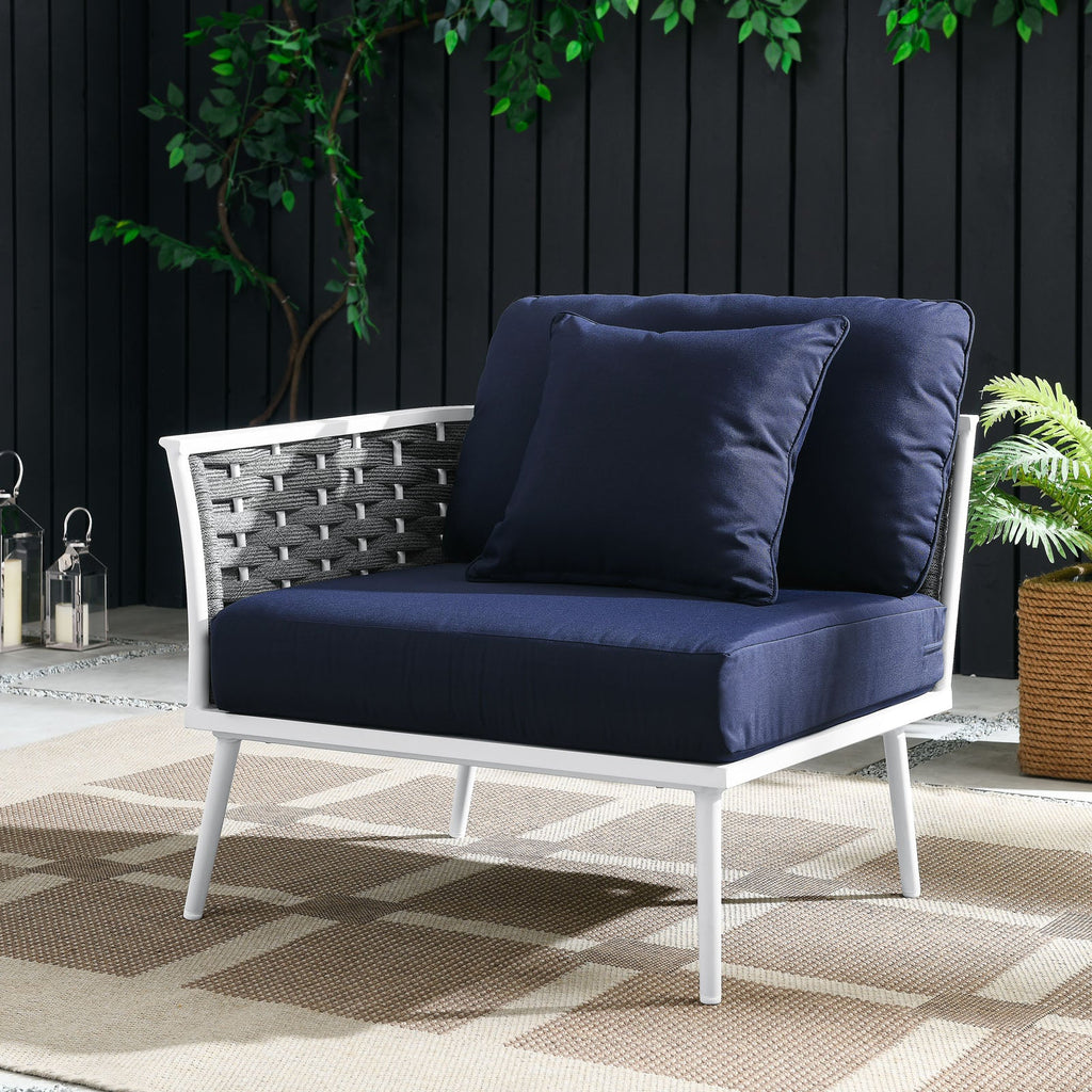 Stance Outdoor Patio Aluminum Left-Facing Armchair