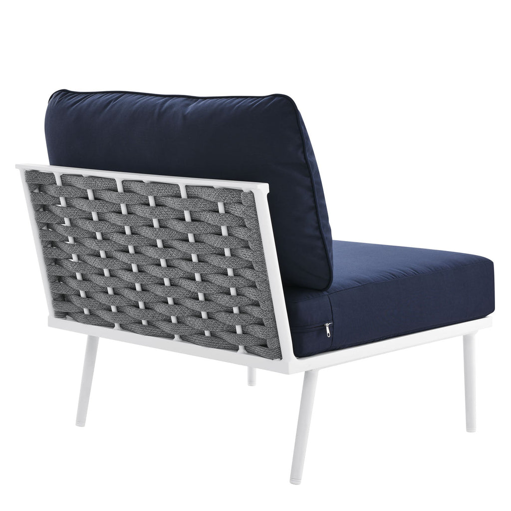 Stance Outdoor Patio Aluminum Armless Chair