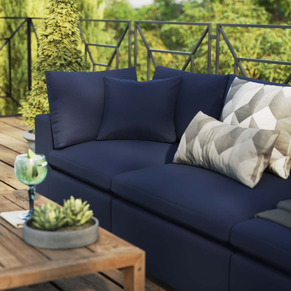 Commix Overstuffed Outdoor Patio Sofa