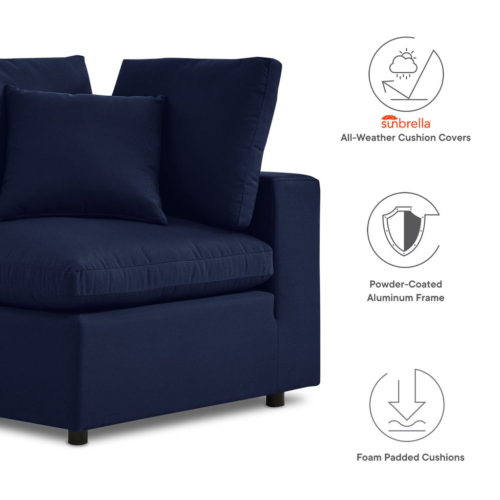 Commix 7-Piece Sunbrella® Outdoor Patio Sectional Sofa