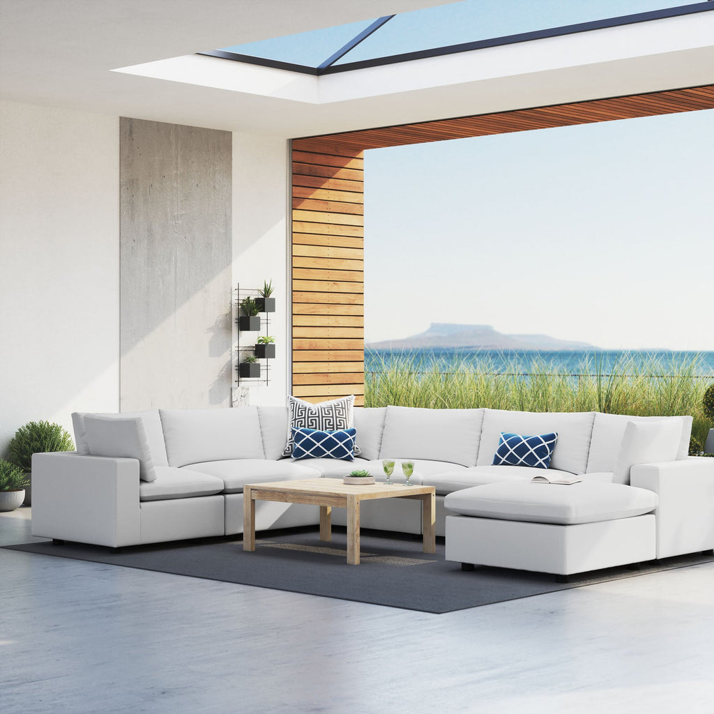 Commix 7-Piece Sunbrella® Outdoor Patio Sectional Sofa