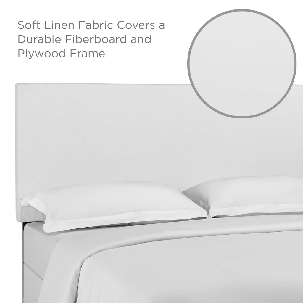 Taylor Upholstered Linen Fabric Headboard