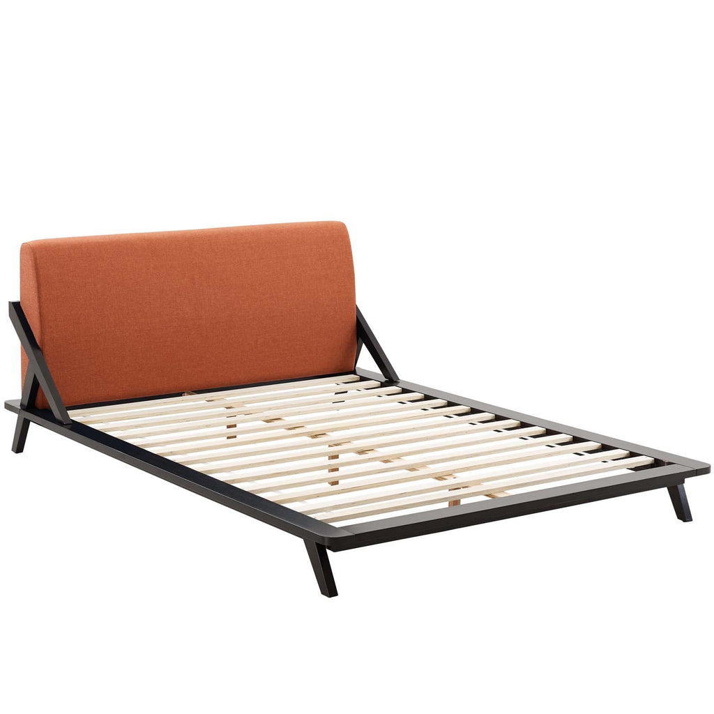 Luella Upholstered Fabric Platform Bed