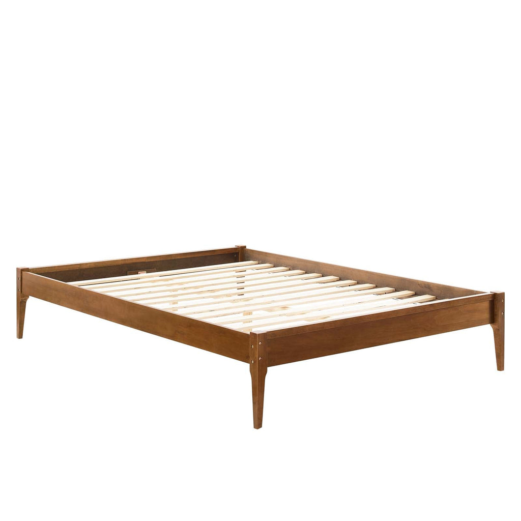 June Wood Platform Bed Frame