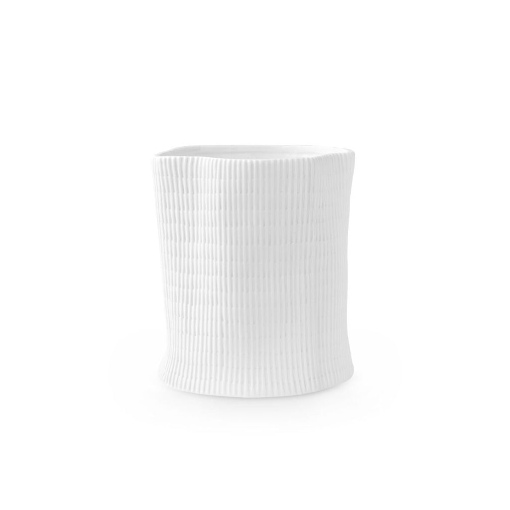 Corum Cache Pot - White