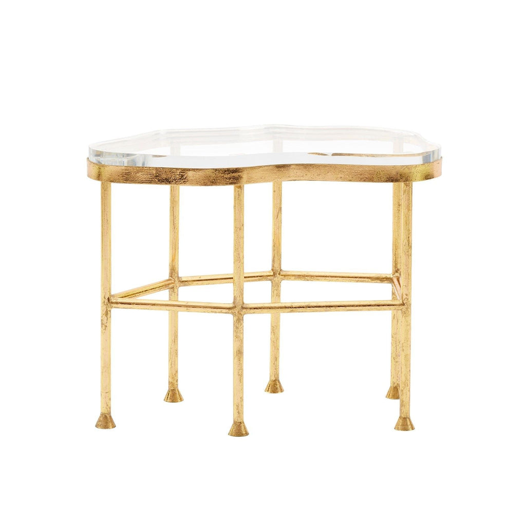Cristal Side Table, Gold