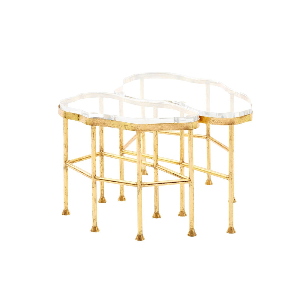 Cristal Coffee Table, Gold