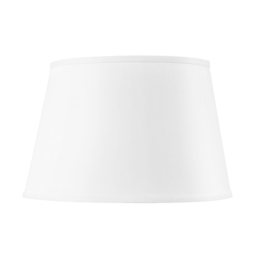 Shade 16-inch with Nickel - White Linen